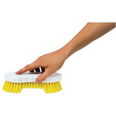 Yellow Scrubbing Brush Food Hygiene Stiff Double Winged Floor Scrub Hand Deck Brush